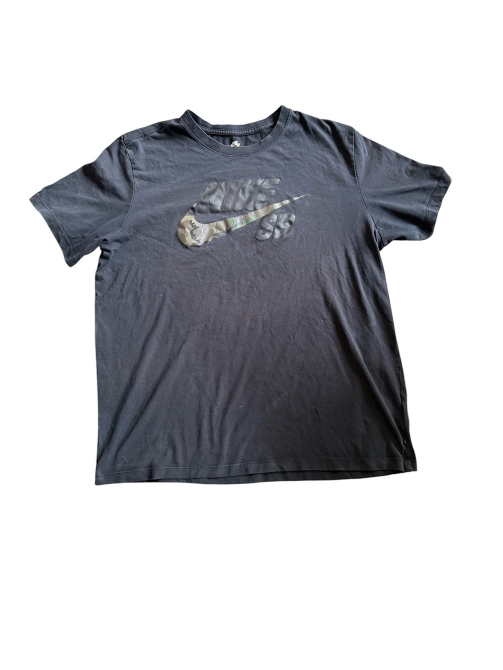 Nike SB Black Camo Logo Dri-FIT Tee XL